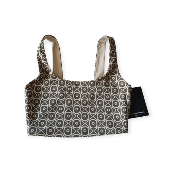 Spirtual Gangster Mystic Eye Delmar Longline Sport Bra - Picture 2 of 10